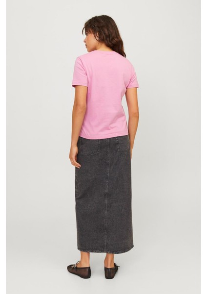 Jxava Reg Ss Tee Jrs Ekru Kadın Kısa Kol T-Shirt