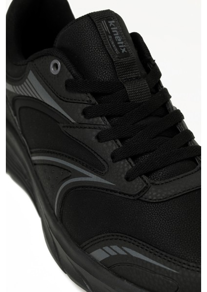 QUICK RUN PU 5PR Siyah Erkek Koşu Ayakkabısı