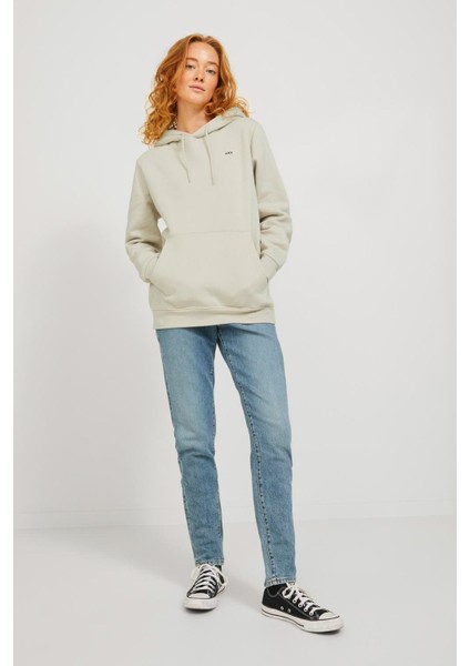 JXABBIE RLX LS EVERY HOOD Ekru Kadın Sweatshirt