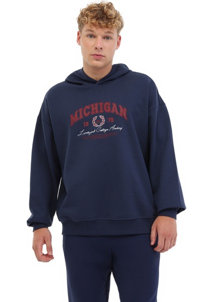 ml Ade 16BLO-04 5pr Lacivert Erkek Sweatshirt