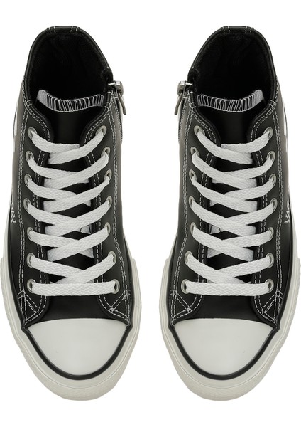 PAMA.F5PR Siyah Kız Çocuk High Sneaker