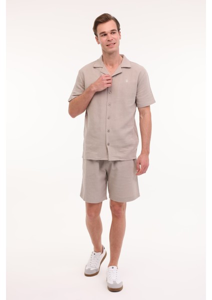 ml Raskol 61HL103 5fx Ekru Erkek Gömlek