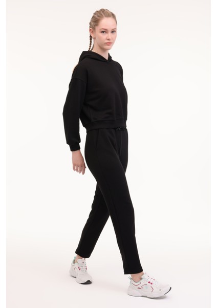 Wb 22ADEN-P 5pr Siyah Kadın Eşofman Altı