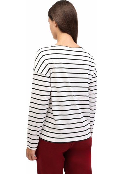 Wb 14BERRA 5pr Ekru Kadın Uzun Kol T-Shirt