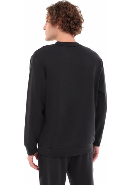 ml Uros 16ITL817 5pr Siyah Erkek Sweatshirt