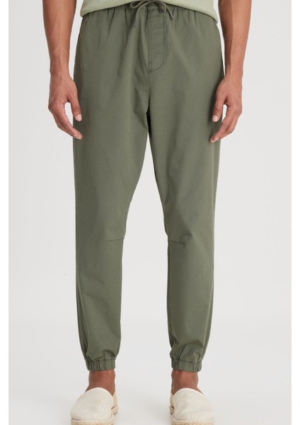 Jogger Non Denim Pantolon Haki Erkek Pantolon