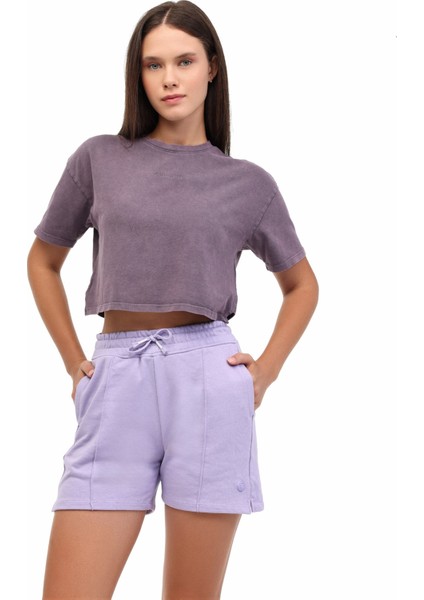 Wl Perla 11SS170 5fx Mor Kadın Kısa Kol T-Shirt