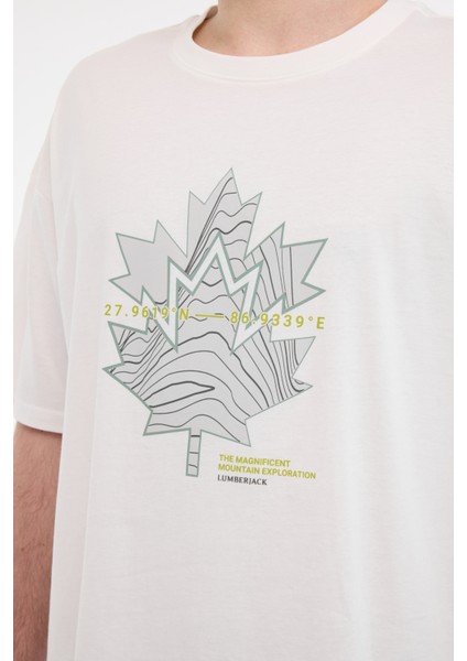 ml Bera 11TRV38 5fx Ekru Erkek Kısa Kol T-Shirt