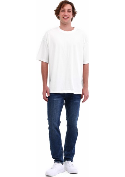 MB Ros 11HS113 5pr Ekru Erkek Kısa Kol T-Shirt