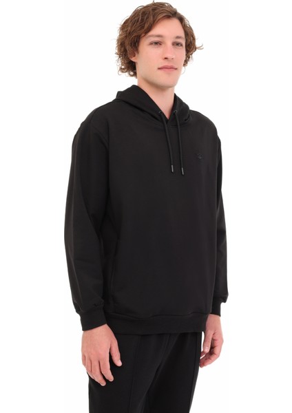 5W MB SN73 Hoodıe 5pr Lumberjack Erkek Sweat A102024363 Sıyah