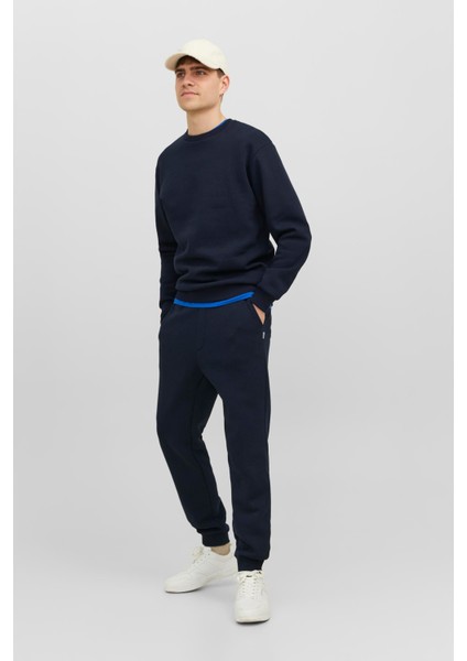 Erkek Jjebradley Bisiklet Yaka Sweatshirt 12249341 Lacivert