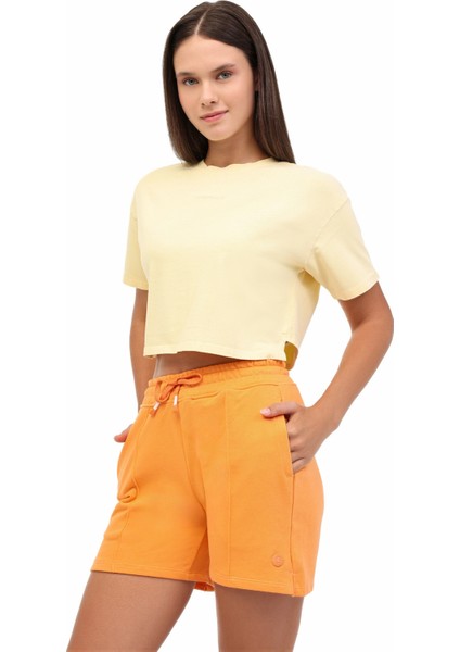 Wl Perla 11SS170 5fx Sarı Kadın Kısa Kol T-Shirt