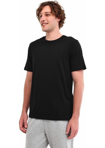 MB CT102 C Nk T-Sh 5pr Siyah Erkek Kısa Kol T-Shirt