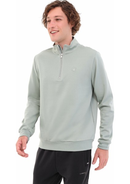 MB BS47 Hzıp Sw 5pr Yeşil Erkek Sweatshirt