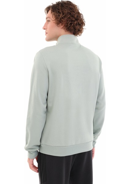 MB BS47 Hzıp Sw 5pr Yeşil Erkek Sweatshirt