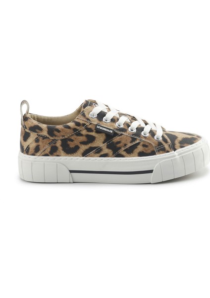 Calm 5pr Leopar Kadın Sneaker