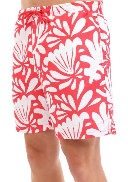 ml Radıa 19HL-04 5fx Kırmızı Erkek Deniz Şortu