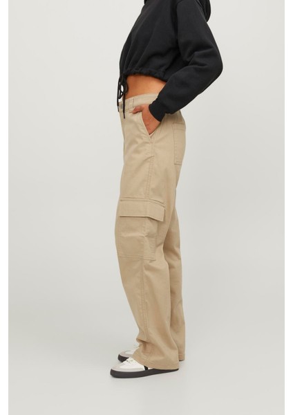 Jxkendal Straıght Cargo M Bej Kadın Pantolon
