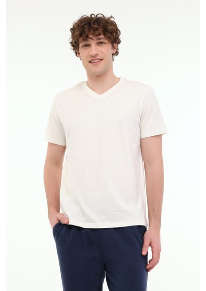 MB Pam V 11SN221 5fx Beyaz Erkek Kısa Kol T-Shirt