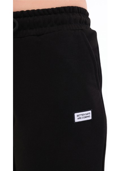 Wl Rachel Jg 22SDK207 5fx Siyah Kadın Eşofman Altı