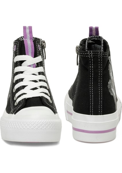 WENDE.F5FX Siyah Kız Çocuk High Sneaker