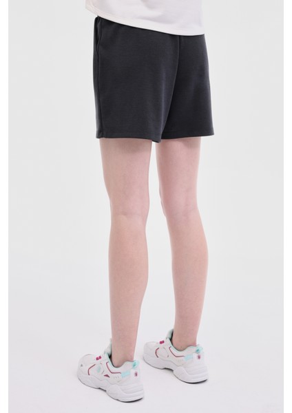 WL RAIN 20SS182 5FX Siyah Kadın Şort