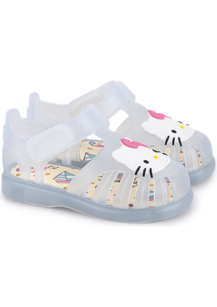 TOBBY V.KITTY Beyaz Unisex Çocuk Düz Sandalet