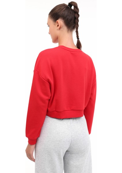 Wl 16KUTAN BTS799 5pr Kırmızı Kadın Sweatshirt