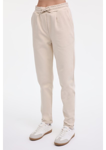 Wl Delbın 22BT278 5fx Bej Kadın Eşofman Altı