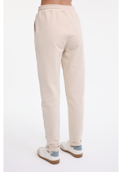 Wl Delbın 22BT278 5fx Bej Kadın Eşofman Altı