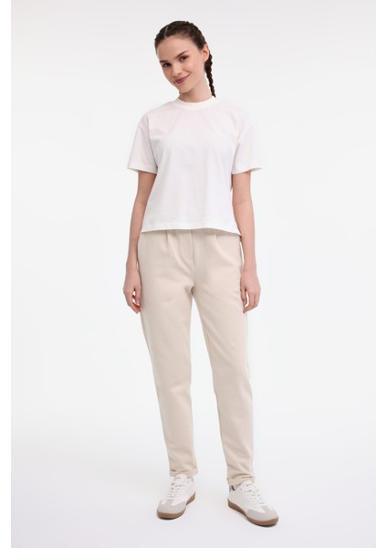 Wl Delbın 22BT278 5fx Bej Kadın Eşofman Altı