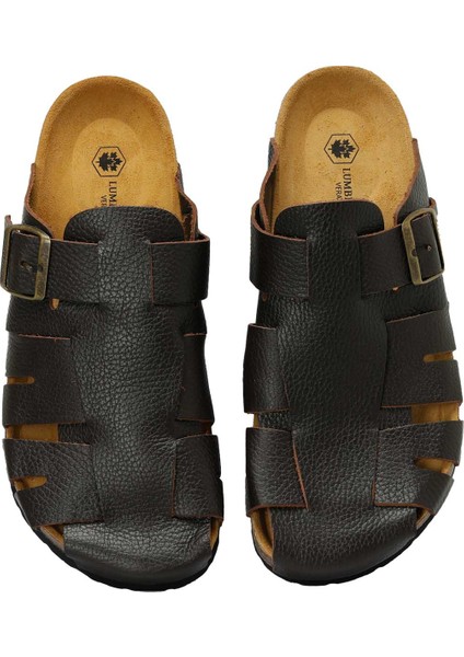 MOSSA 5FX Kahverengi Erkek Terlik