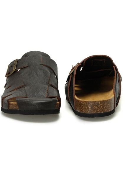 MOSSA 5FX Kahverengi Erkek Terlik