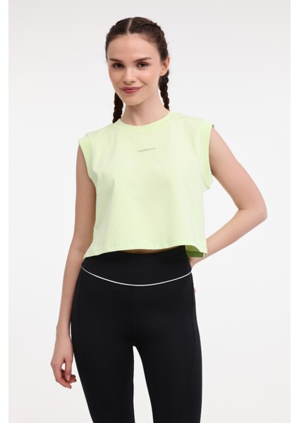 Wl Amou 11prf-530 5fx Sarı Kadın Kısa Kol T-Shirt