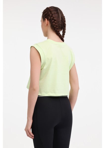 Wl Amou 11prf-530 5fx Sarı Kadın Kısa Kol T-Shirt