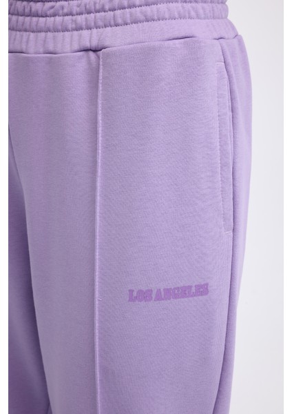 Wl Dıvala 22BT902 5fx Mor Kadın Eşofman Altı