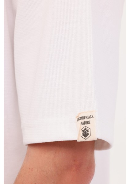 ml Neck 11BS60 5fx Ekru Erkek Kısa Kol T-Shirt