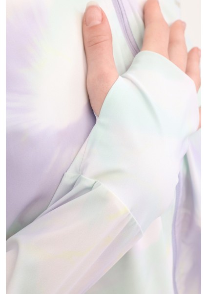 Wl Baken 18BKK65 5fx Lila Kadın Eşofman Üstü