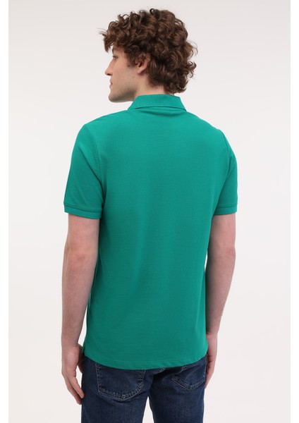 MB CT953 Polo T-Sh 5fx Yeşil Erkek Kısa Kol T-Shirt