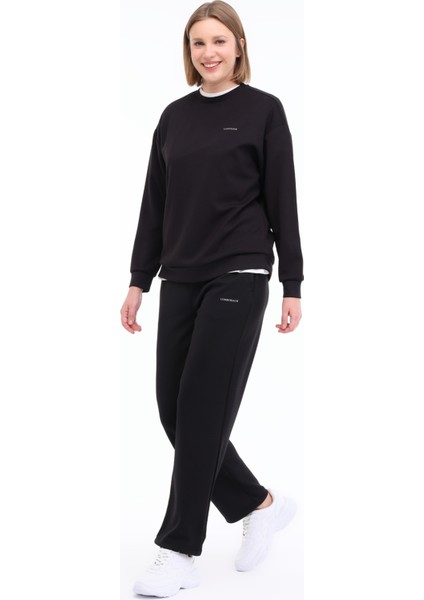 Wl Gaıl 16BT230 5fx Siyah Kadın Sweatshirt