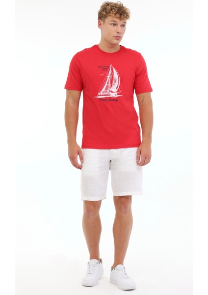 ml Etcor 11MRN200 5fx Kırmızı Erkek Kısa Kol T-Shirt