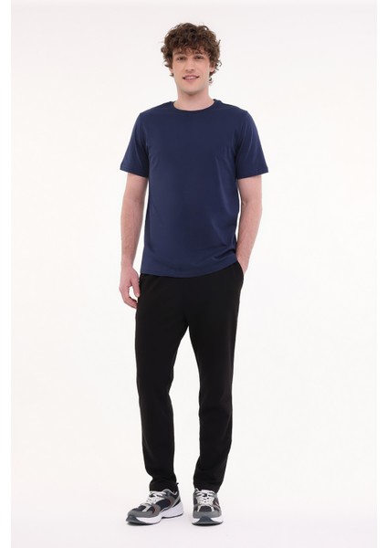 MB TP 22SN89 5FX Siyah Erkek Eşofman Altı