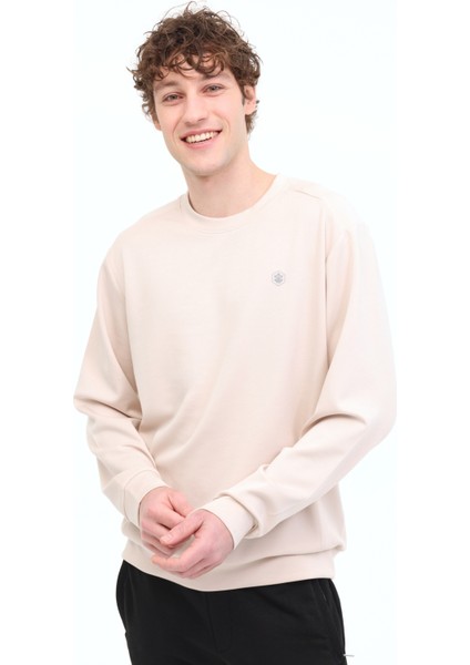 MB MOD 16MZ-303 5FX Bej Erkek Sweatshirt