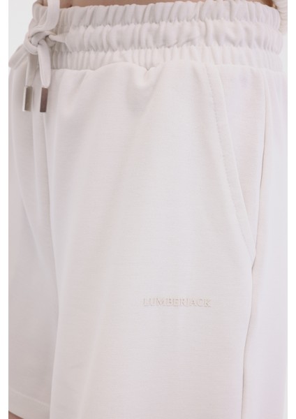 WL RAIN 20SS182 5FX KIRIK BEYAZ Kadın Şort