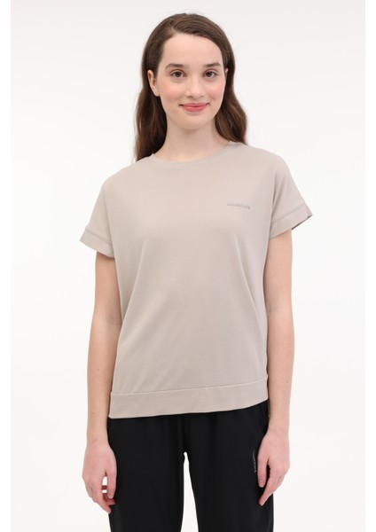 WL REGINA 11LYG33 5FX Haki Kadın Kısa Kol T-Shirt