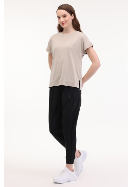 WL REGINA 11LYG33 5FX Haki Kadın Kısa Kol T-Shirt