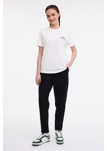 Wl Delbın 22BT278 5fx Siyah Kadın Eşofman Altı