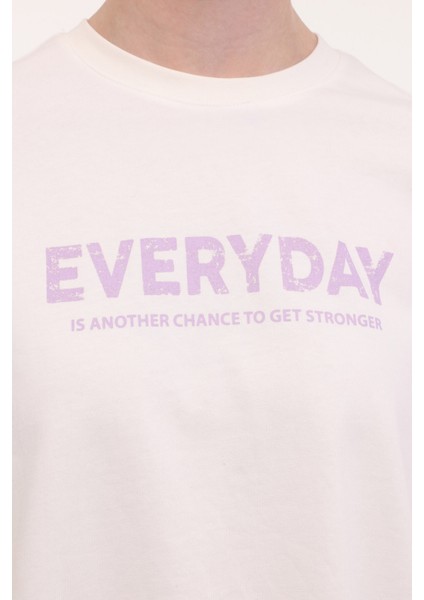 Wl Freya 11SY790 5fx Ekru Kadın Kısa Kol T-Shirt