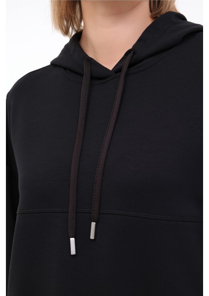 Wl Enya 17MS434 5fx Siyah Kadın Sweatshirt