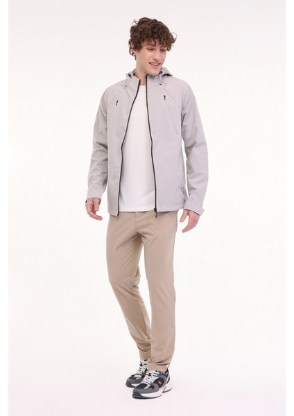 ml 8 HW2770 5fx Bej Erkek Yağmurluk